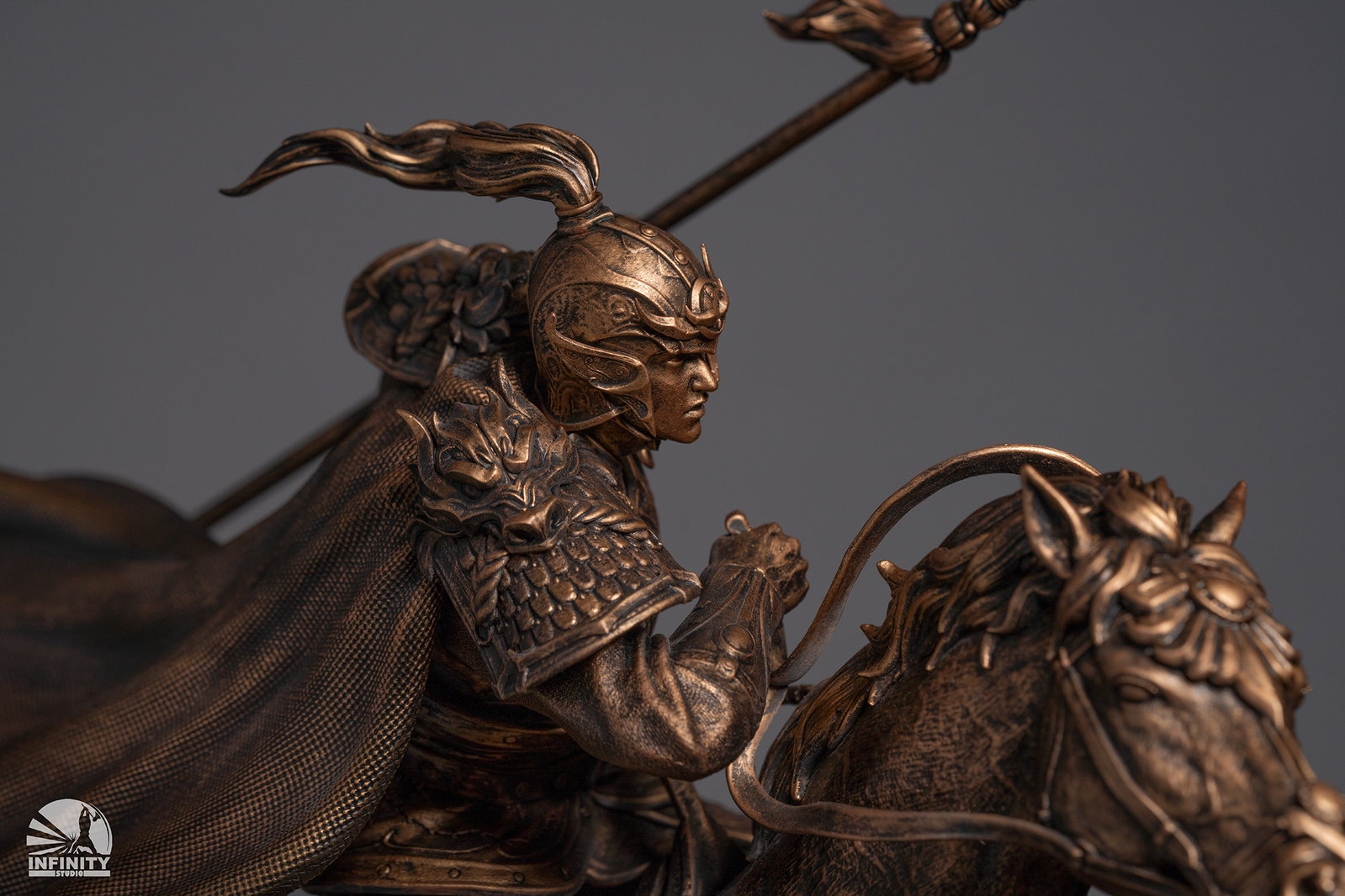 Three Kingdoms Heroes Series Zhao Yun Bronze Version image 3