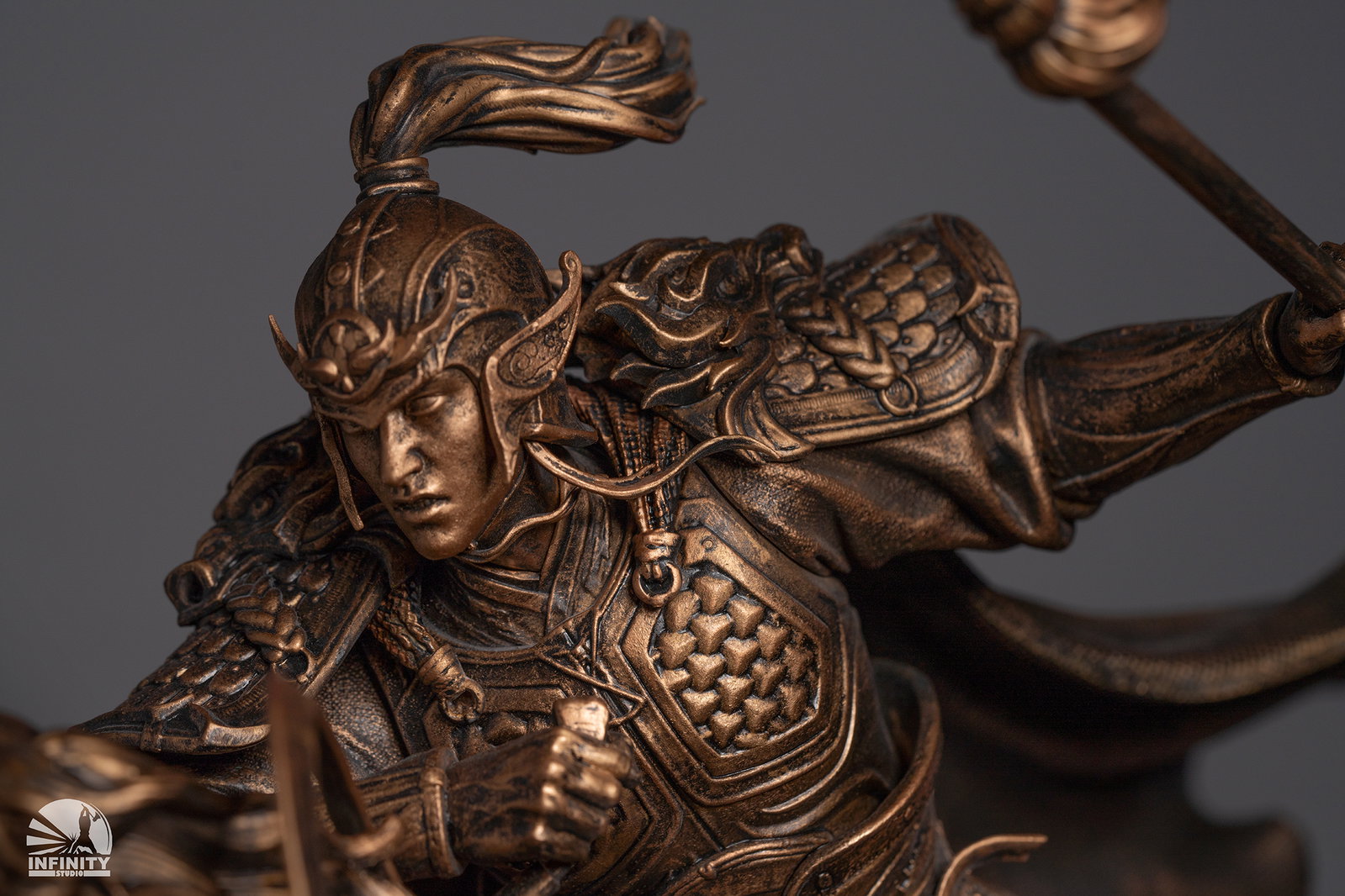 Three Kingdoms Heroes Series Zhao Yun Bronze Version image 4