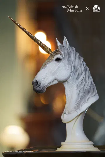 British Museum Collaboration Unicorn Art Statue