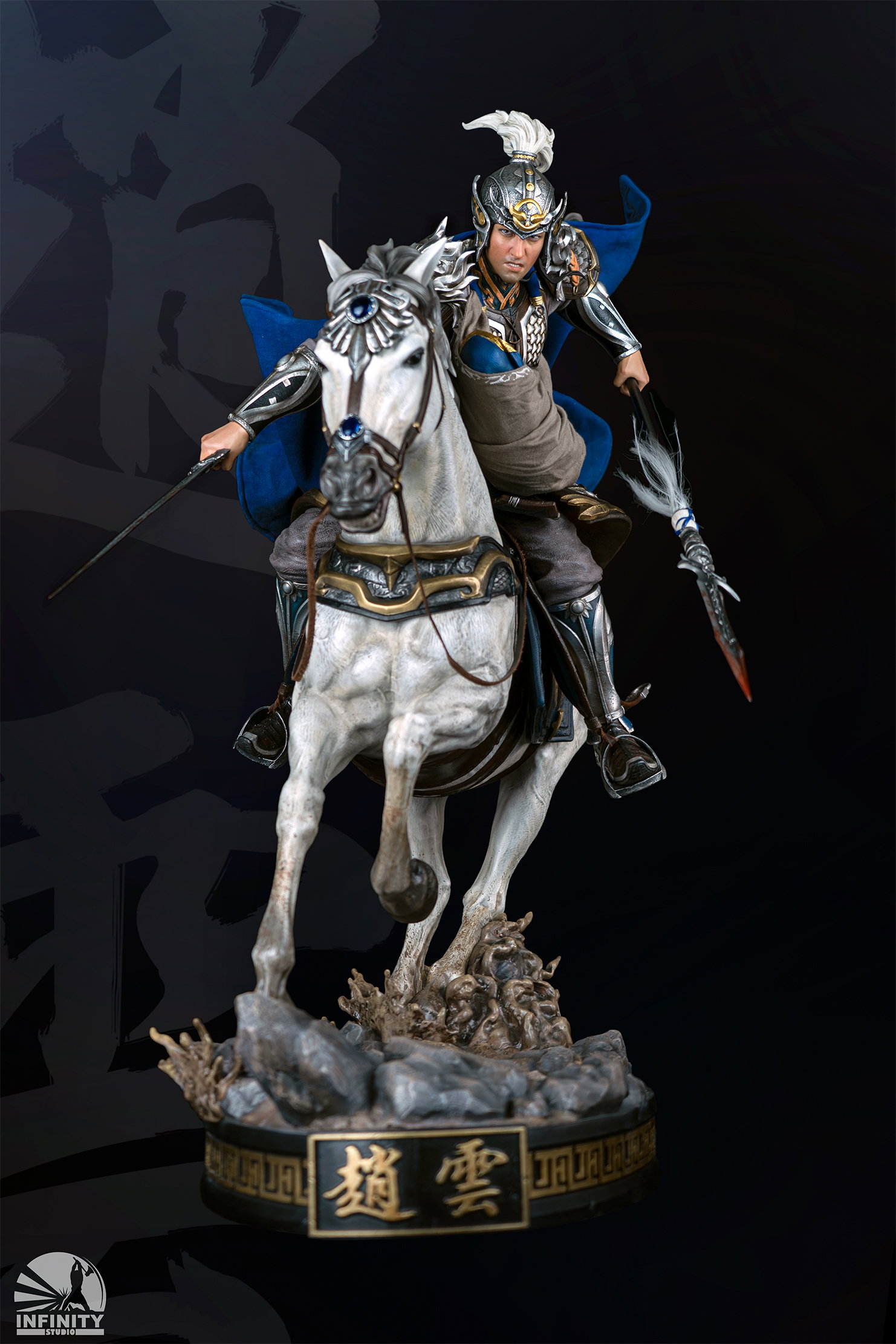 Three Kingdoms Five Tiger Generals Zhao Yun Statue image 2