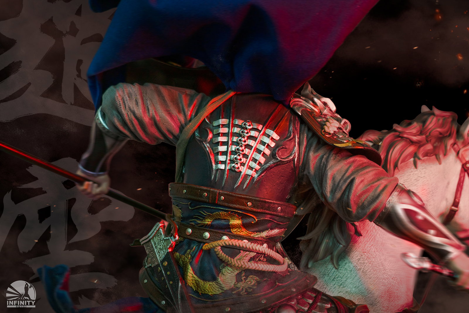 Three Kingdoms Five Tiger Generals Zhao Yun Statue image 6