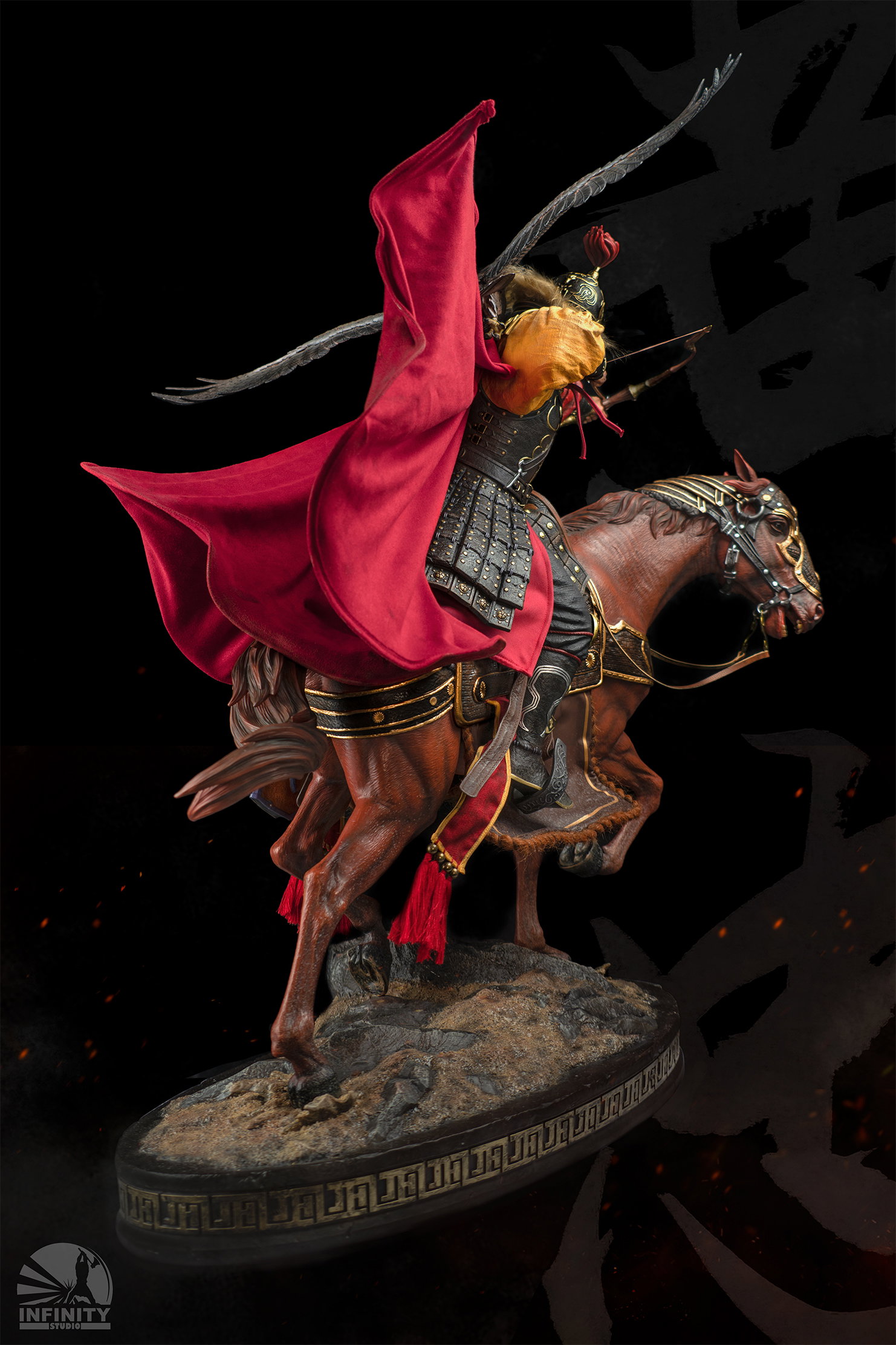 Three Kingdoms Five Tiger Generals Huang Zhong Statue image 2