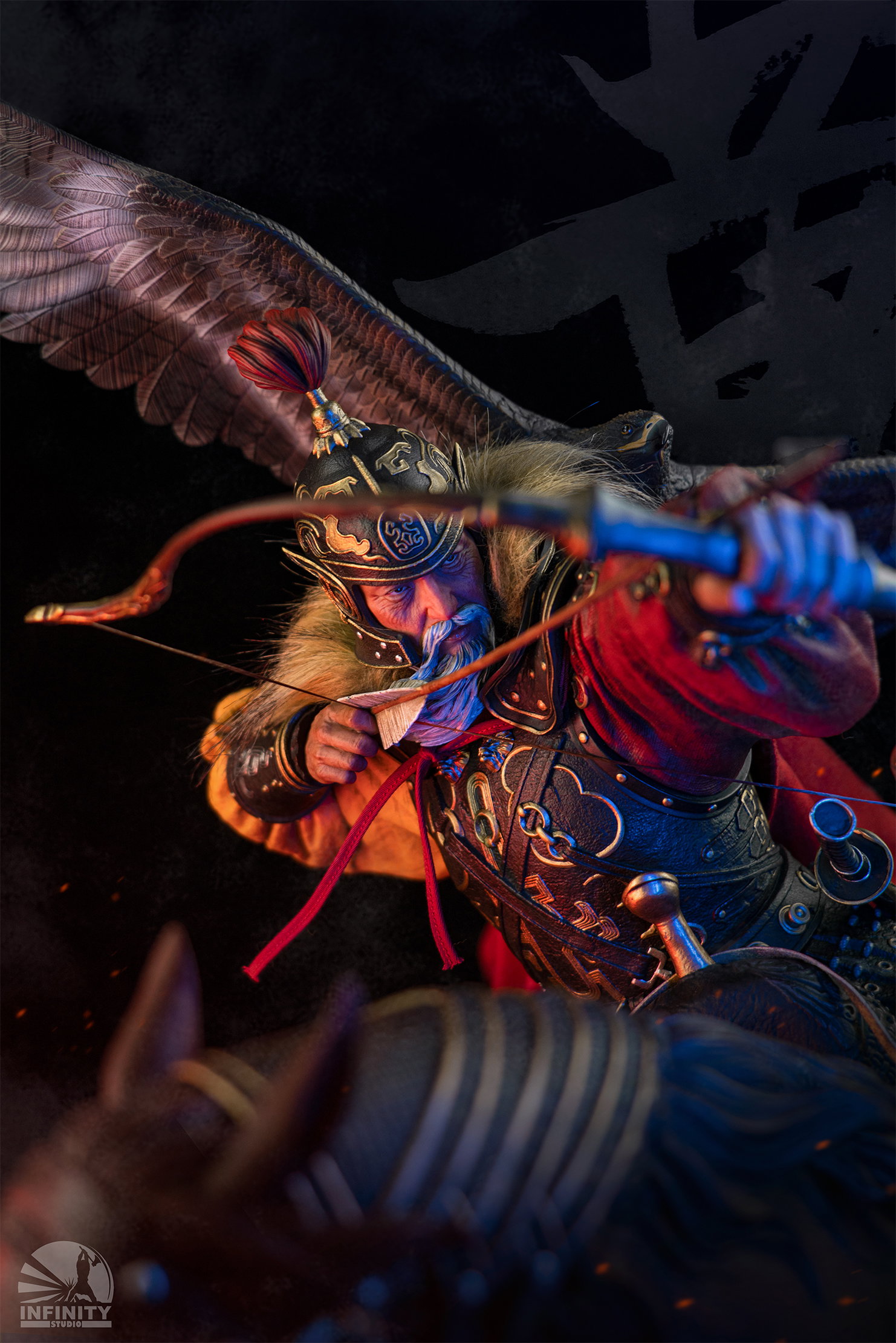 Three Kingdoms Five Tiger Generals Huang Zhong Statue image 4