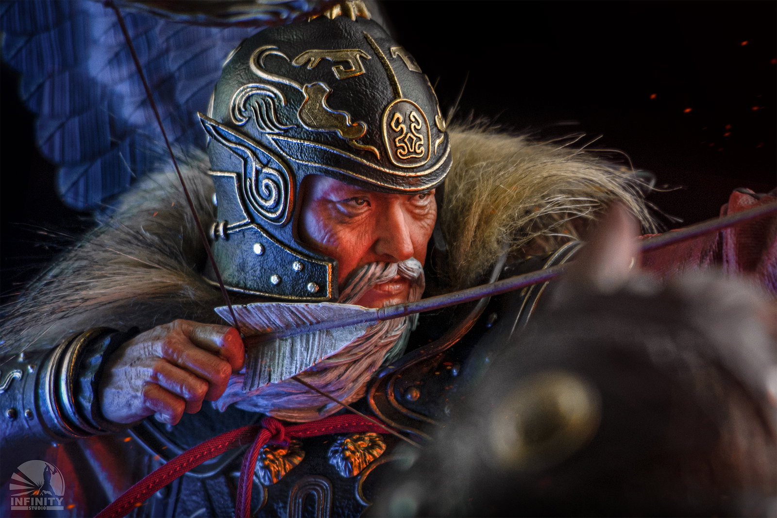 Three Kingdoms Five Tiger Generals Huang Zhong Statue image 5