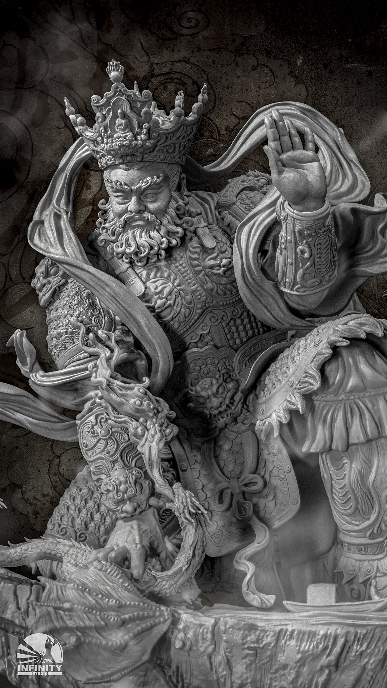 Artist Series · Heavenly King Guardian Subdues Evil Dragon image 10