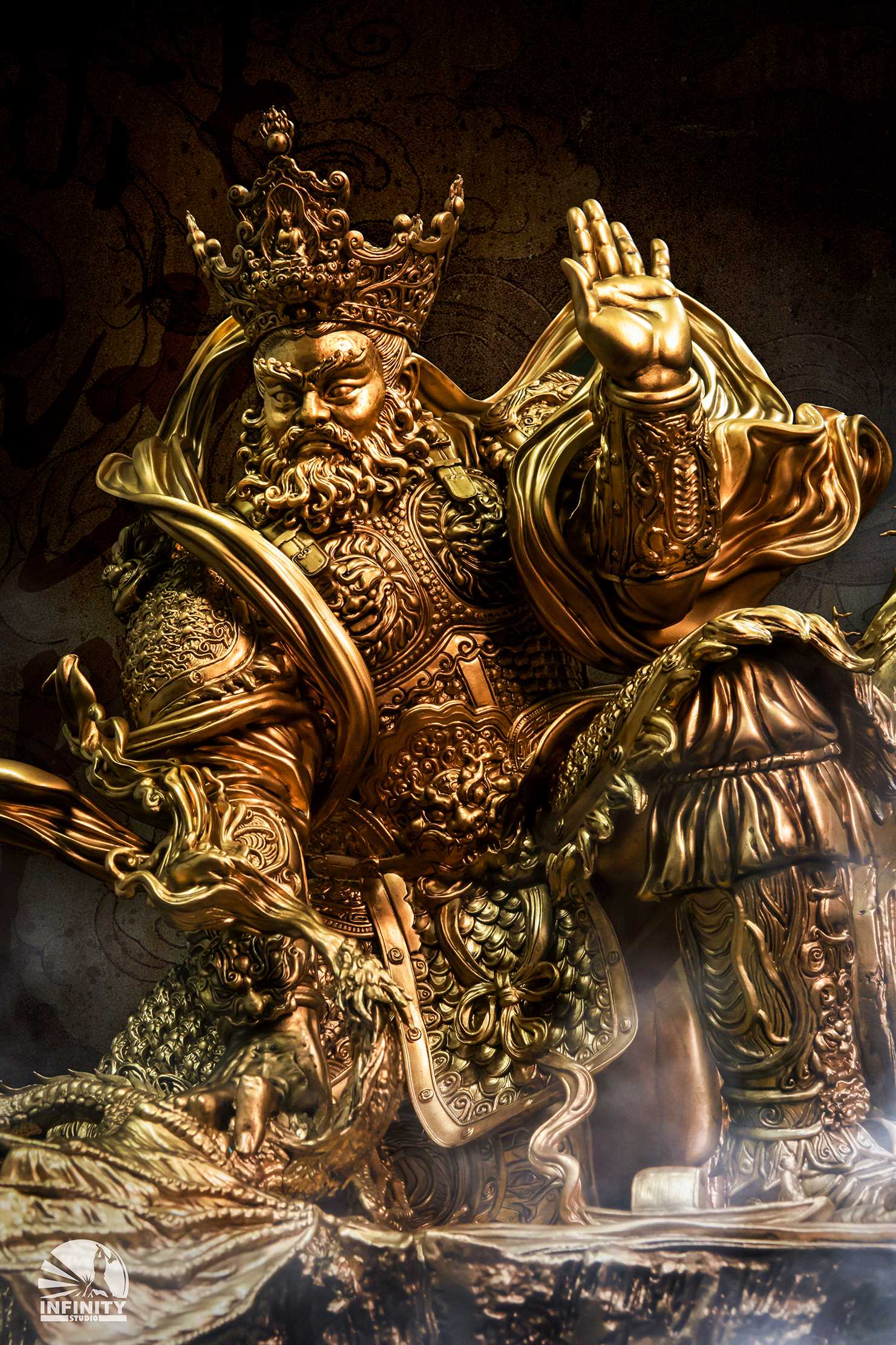 Artist Series · Heavenly King Guardian Subdues Evil Dragon image 6