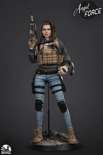 Angel Force Silicone Action Figure Series MIA