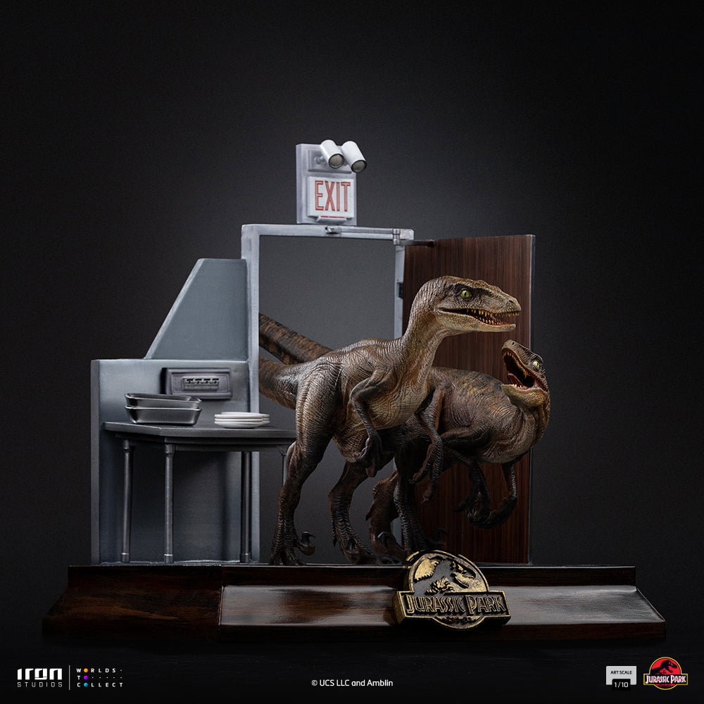 Raptors at the Kitchen's Door - Jurassic Park image 4