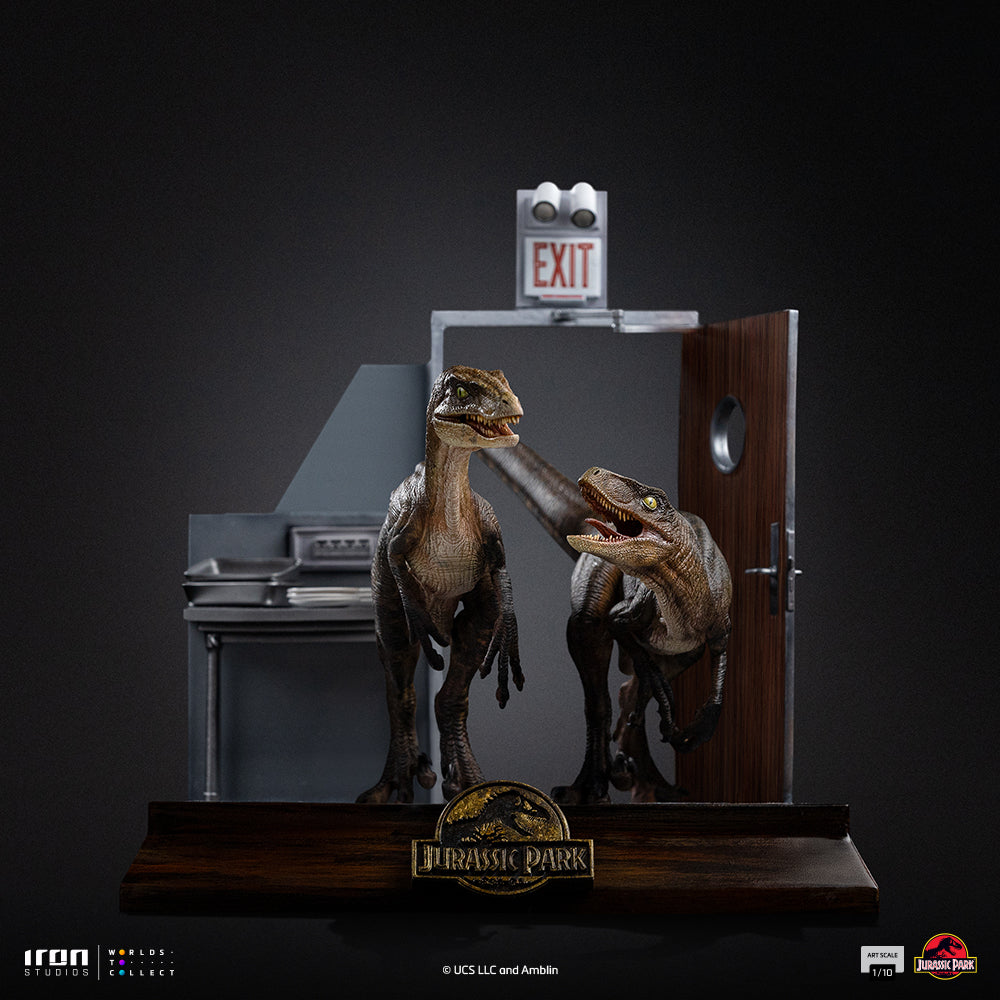 Raptors at the Kitchen's Door - Jurassic Park image 6