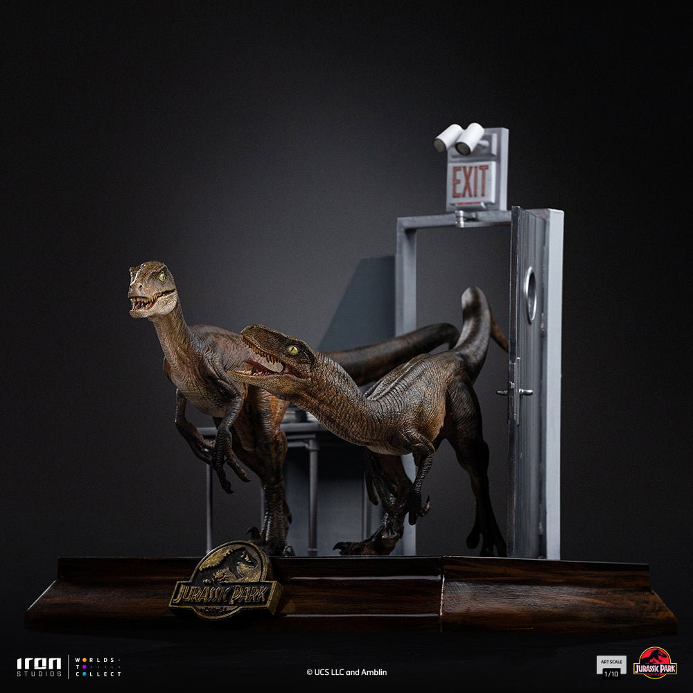 Raptors at the Kitchen's Door - Jurassic Park image 8