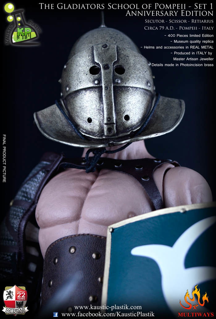 The Gladiators School of Pompeii - Secutor Scissor Retiarius image 3