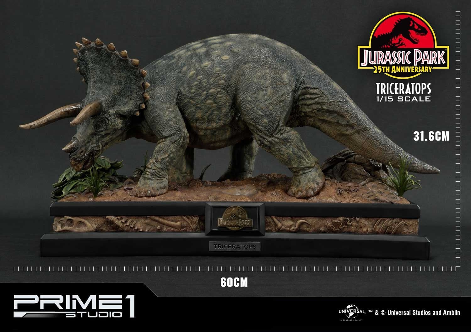 Jurassic Park (Film) Triceratops 1/15 scale EX Version image 4