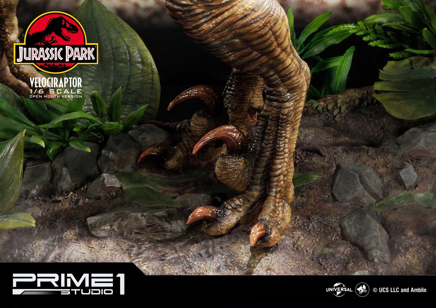 Jurassic Park (Film) Velociraptor Open mouth image 10
