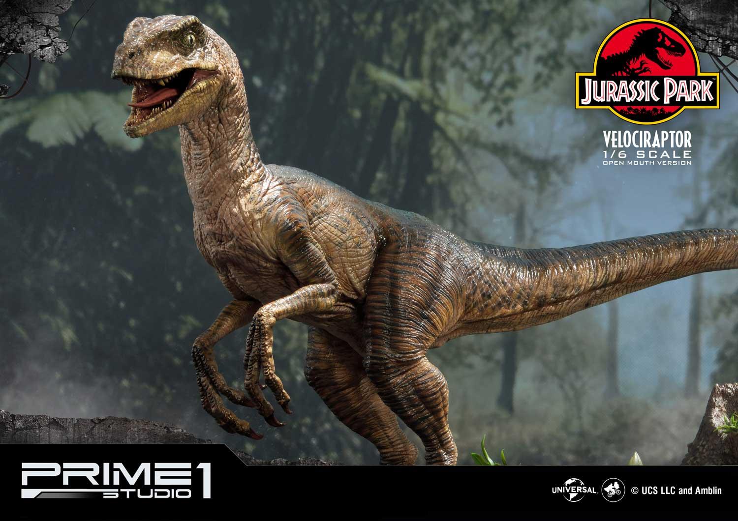 Jurassic Park (Film) Velociraptor Open mouth image 1