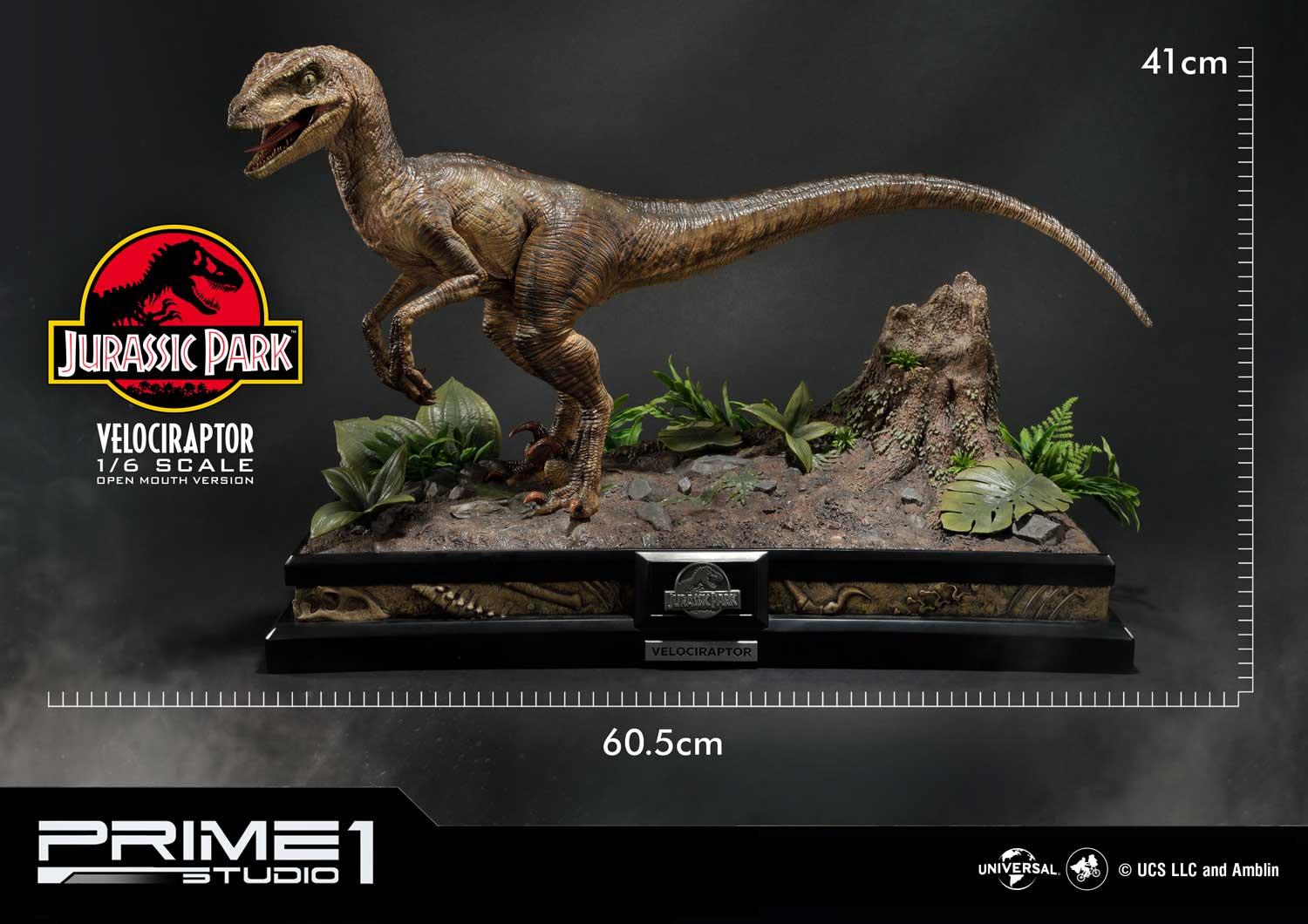 Jurassic Park (Film) Velociraptor Open mouth image 2