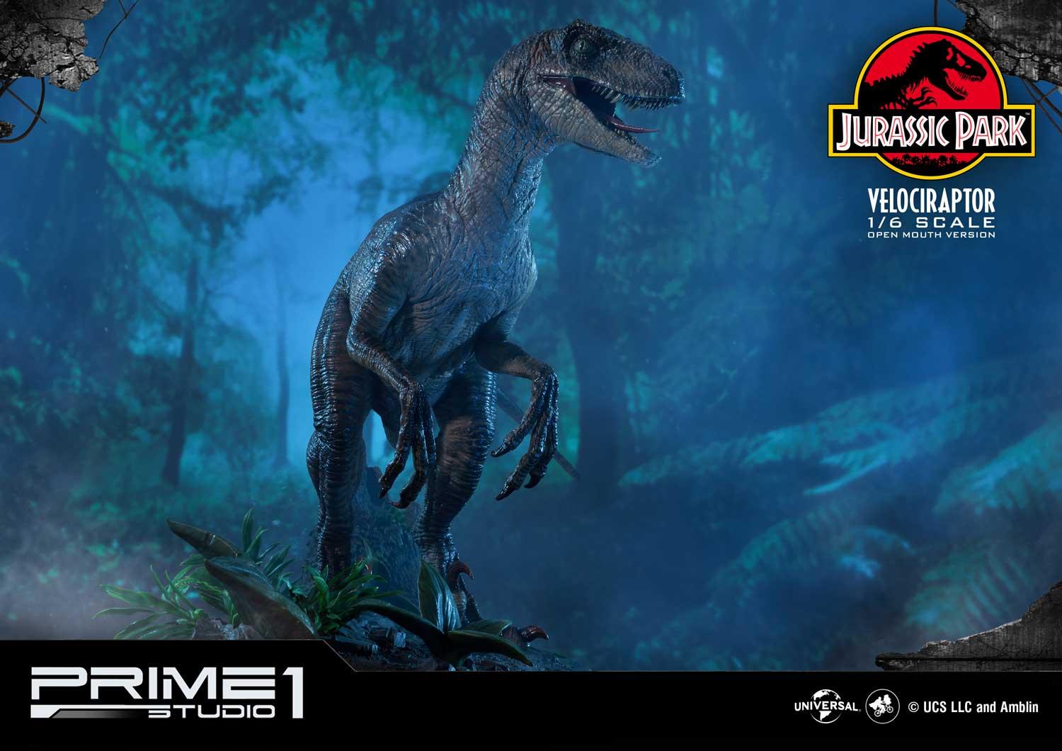 Jurassic Park (Film) Velociraptor Open mouth image 6
