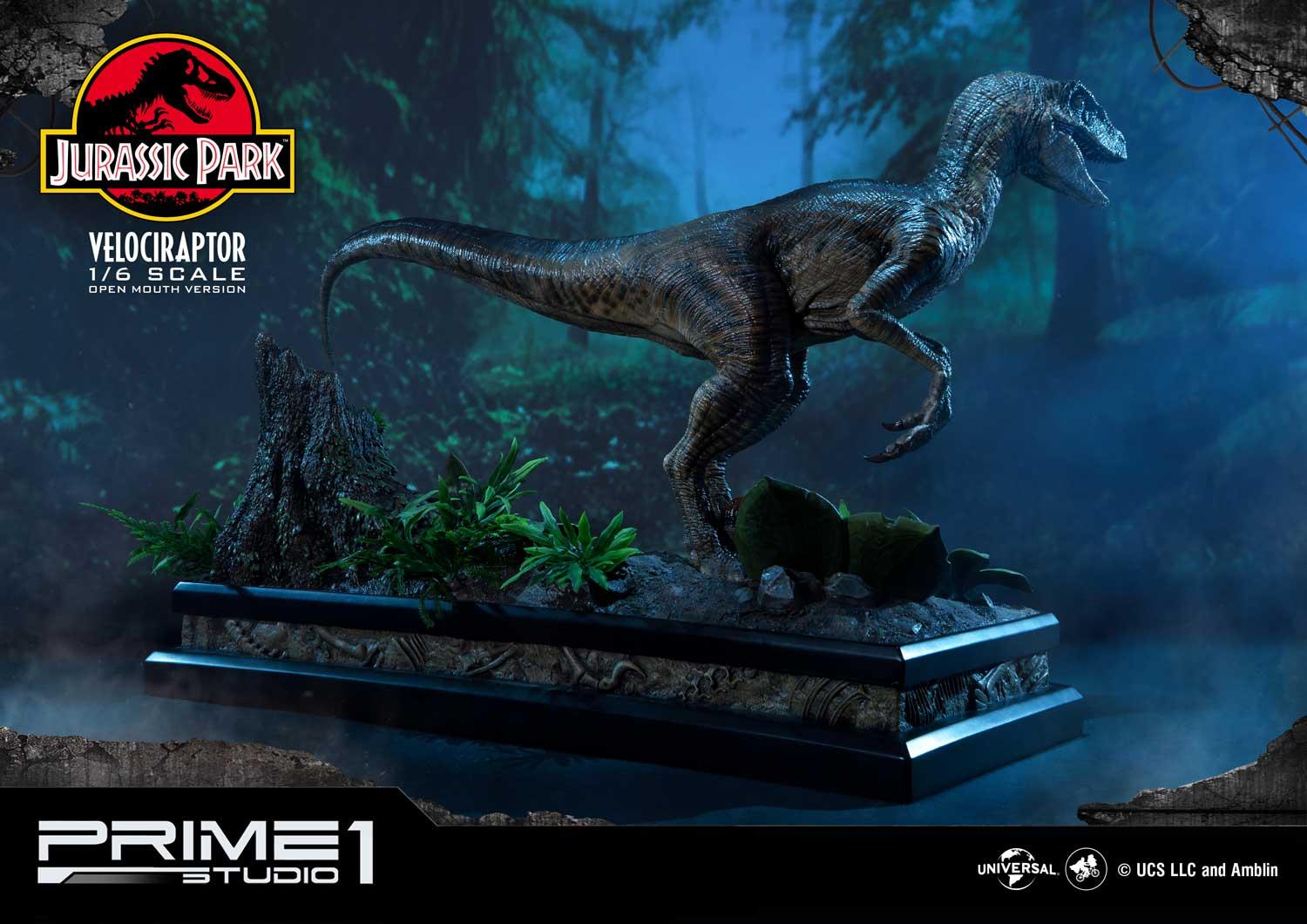 Jurassic Park (Film) Velociraptor Open mouth image 8