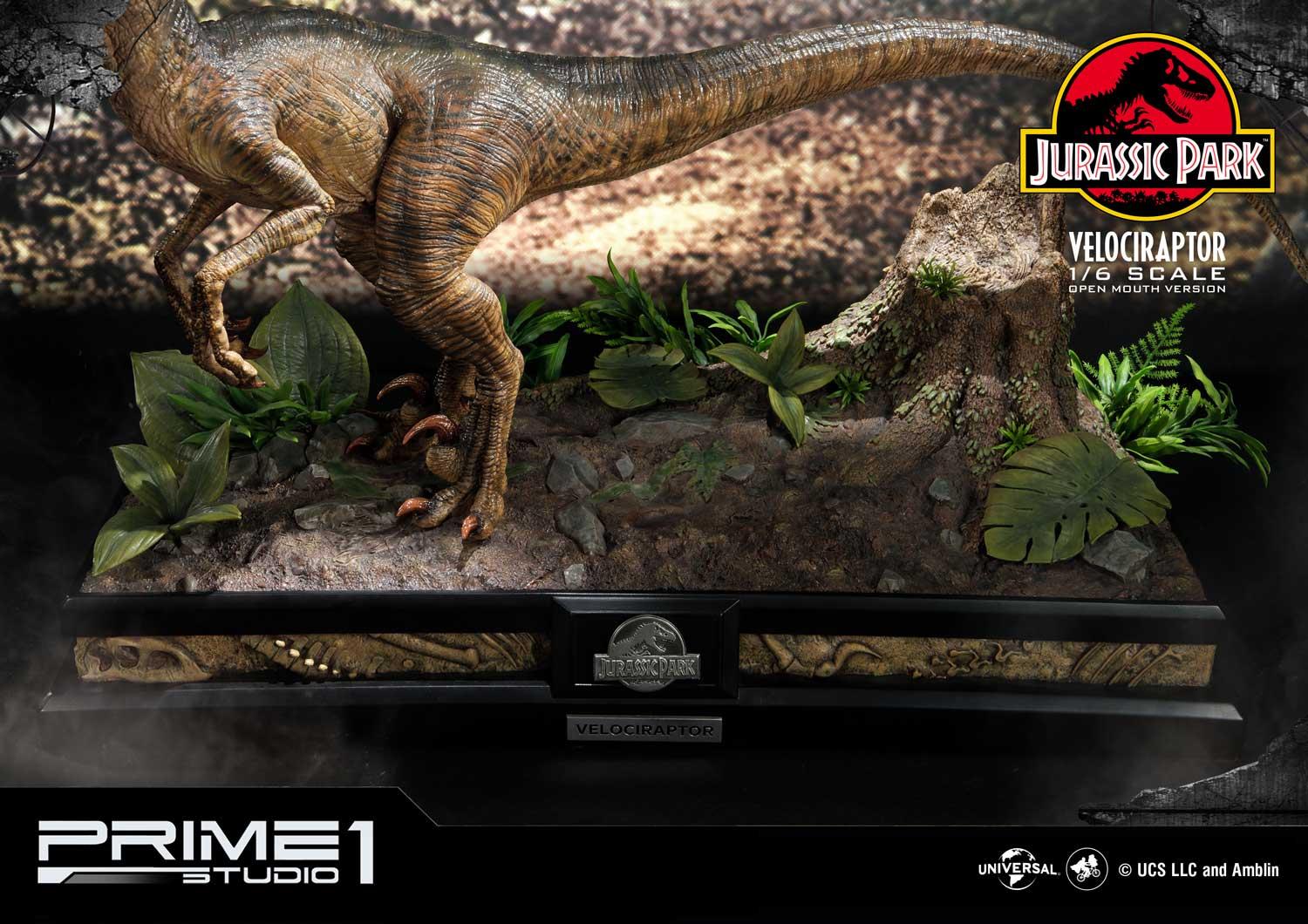 Jurassic Park (Film) Velociraptor Open mouth image 9