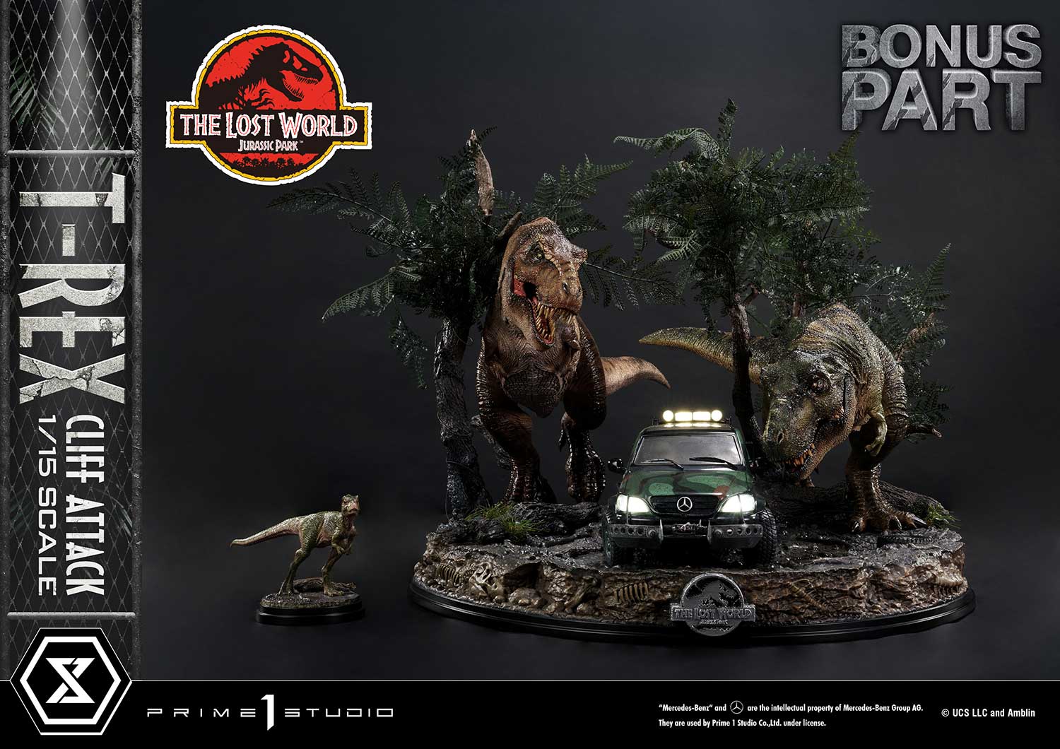 The Lost World: Jurassic Park (Film) T-Rex Cliff Attack image 10