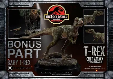 The Lost World: Jurassic Park (Film) T-Rex Cliff Attack