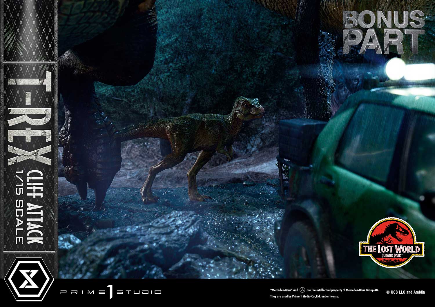 The Lost World: Jurassic Park (Film) T-Rex Cliff Attack image 3