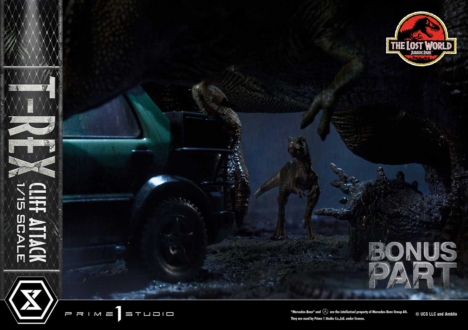 The Lost World: Jurassic Park (Film) T-Rex Cliff Attack image 4