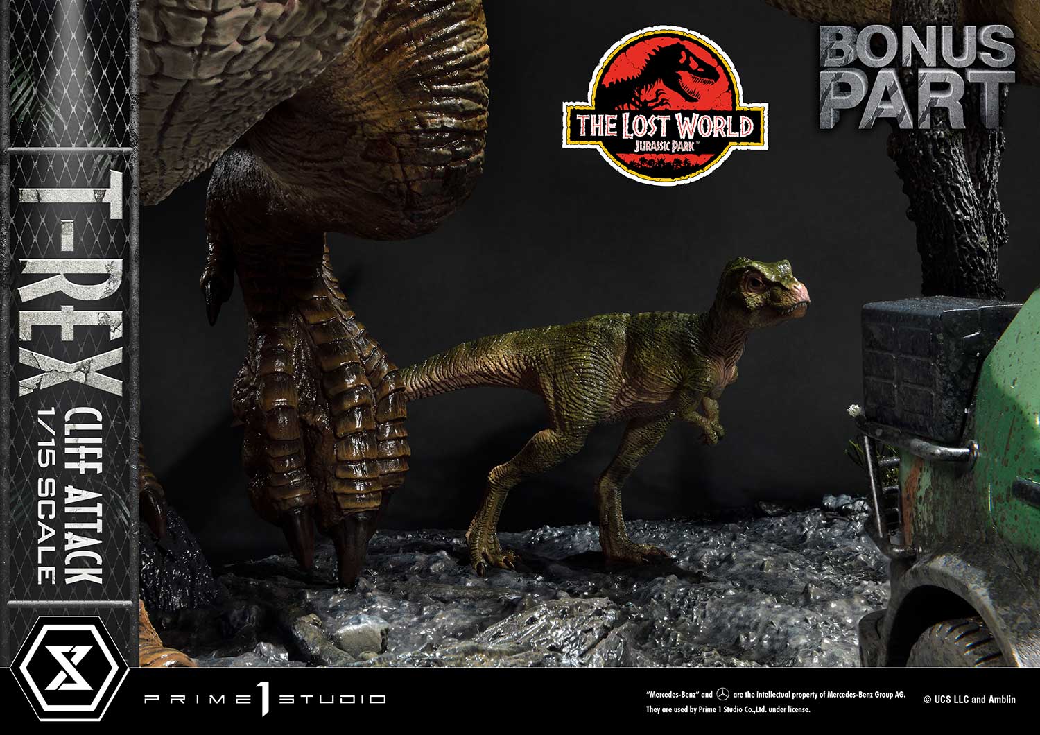 The Lost World: Jurassic Park (Film) T-Rex Cliff Attack image 5