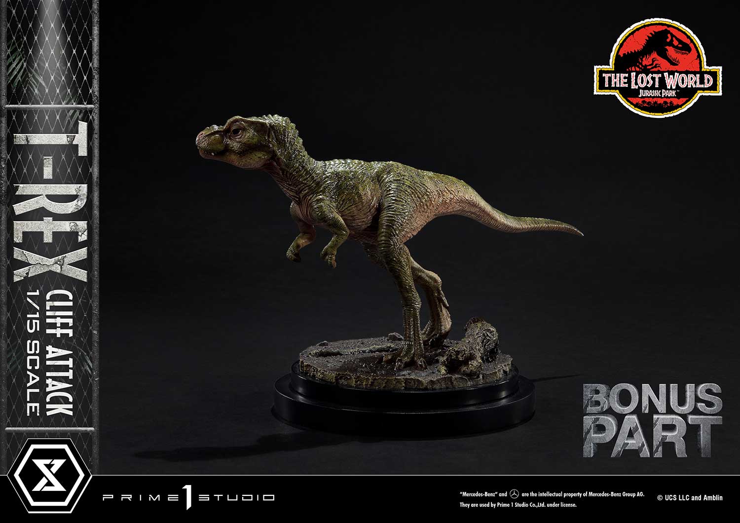 The Lost World: Jurassic Park (Film) T-Rex Cliff Attack image 7