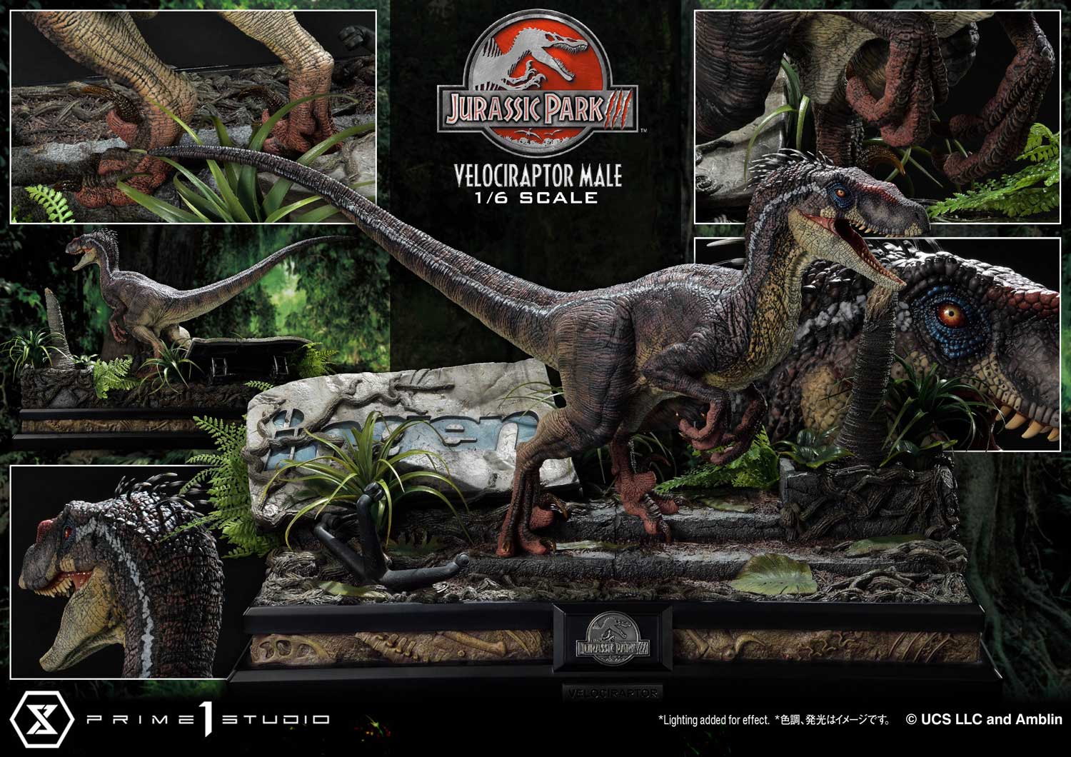 Jurassic Park III (Film) Velociraptor Male image 3