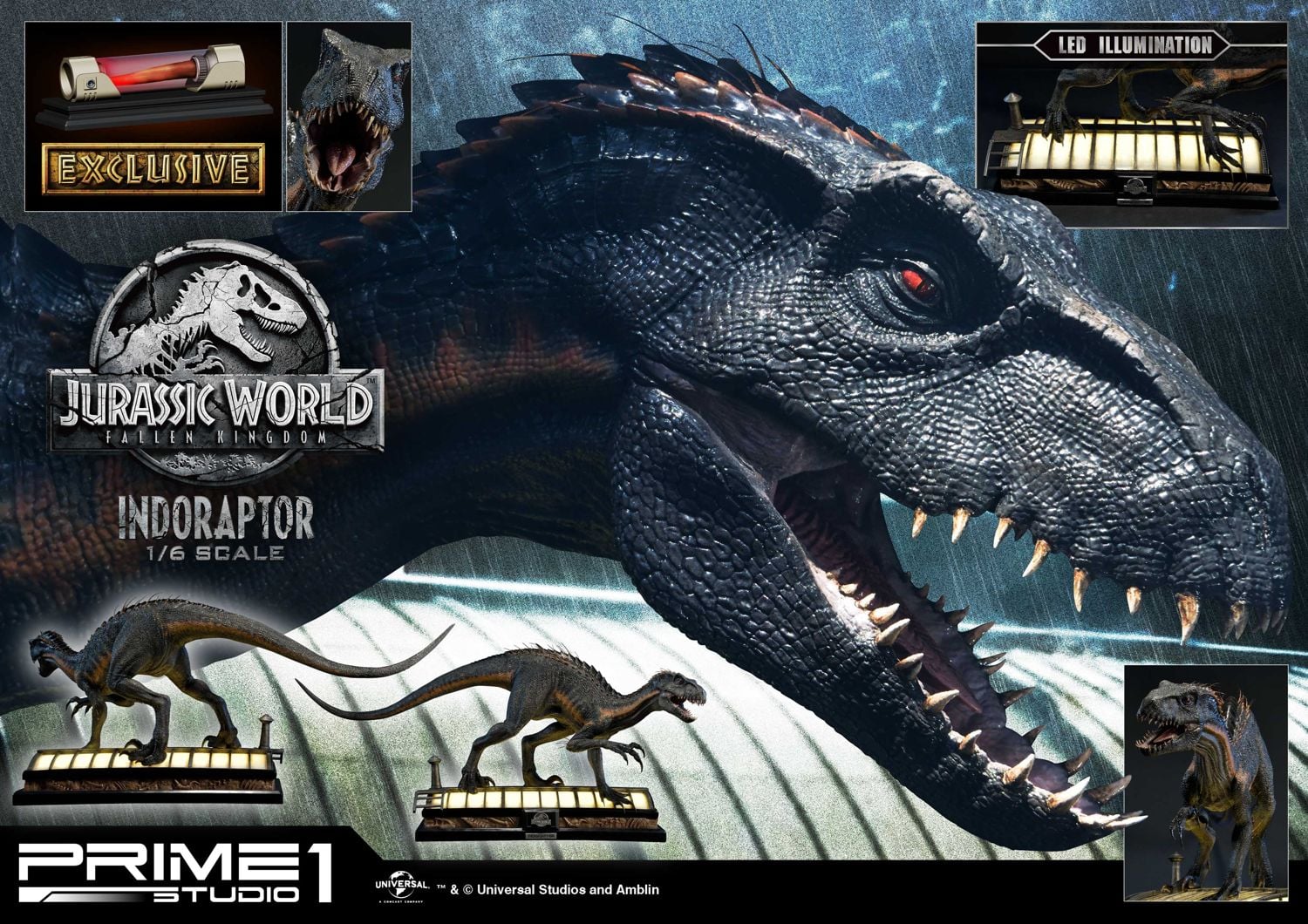 Indoraptor 1/6 scale EX Version image 3