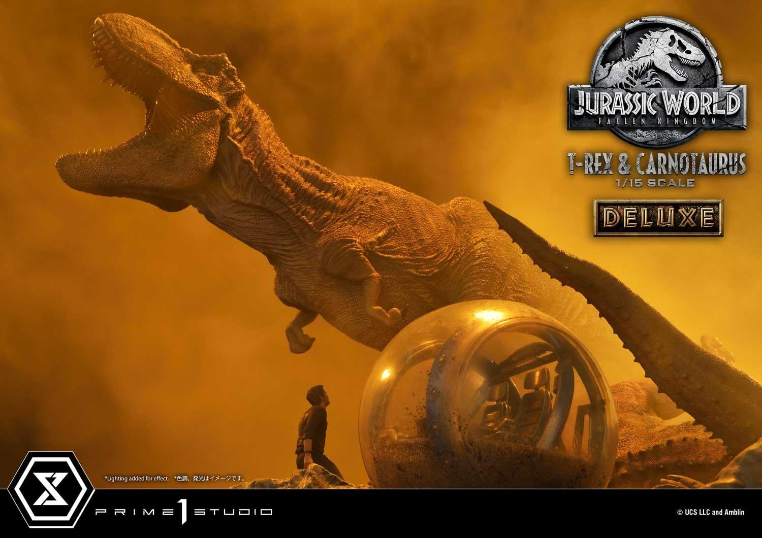 Tyrannosaurus-Rex & Carnotaurus 1/15 scale Deluxe Version image 2