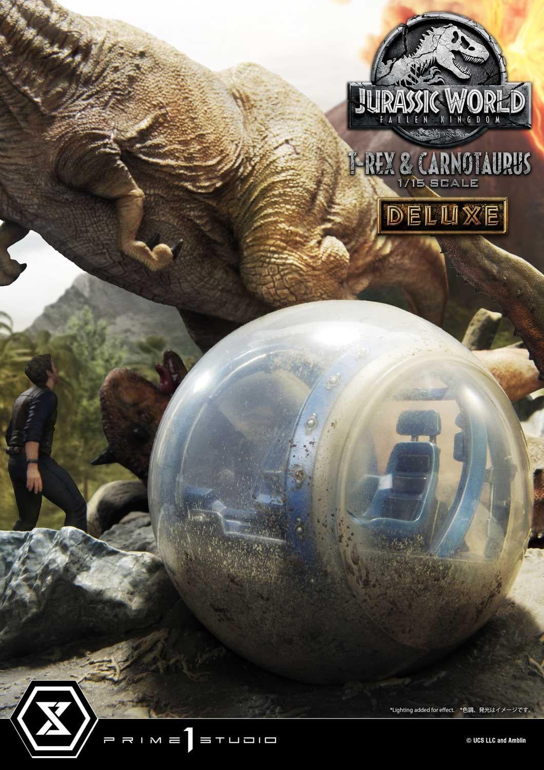 Tyrannosaurus-Rex & Carnotaurus 1/15 scale Deluxe Version image 3