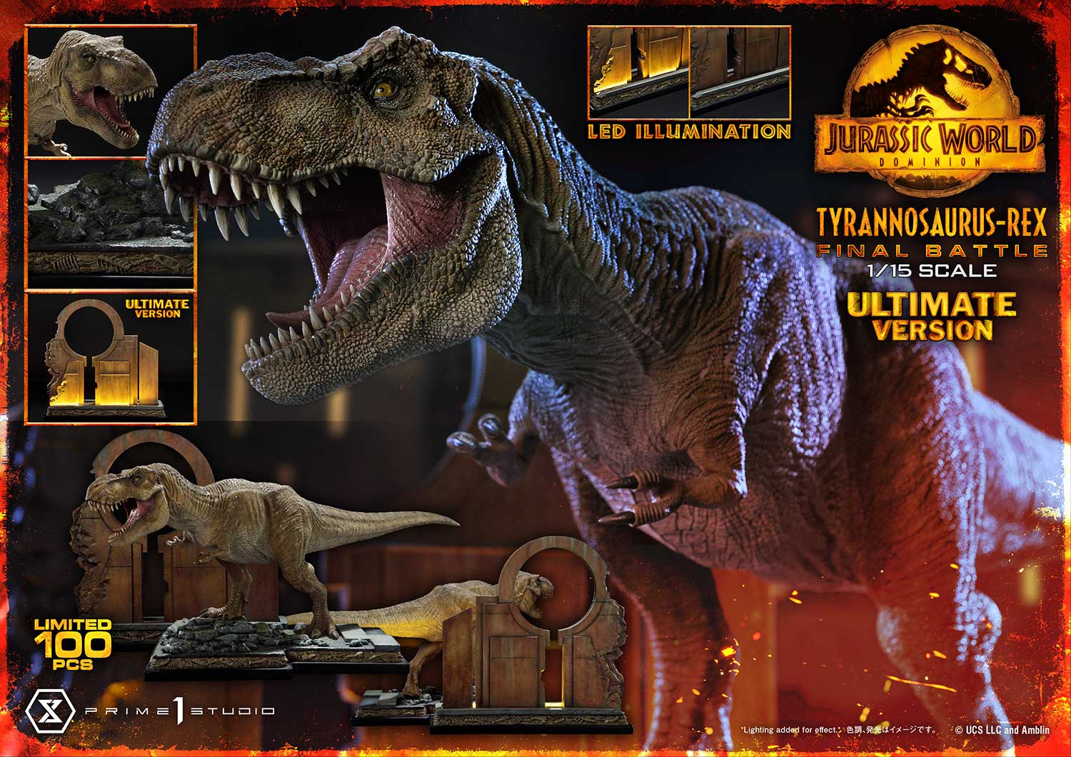 Jurassic World: Dominion(Film) Tyrannosaurus-Rex 1/15 scale Ultimate Version image 2