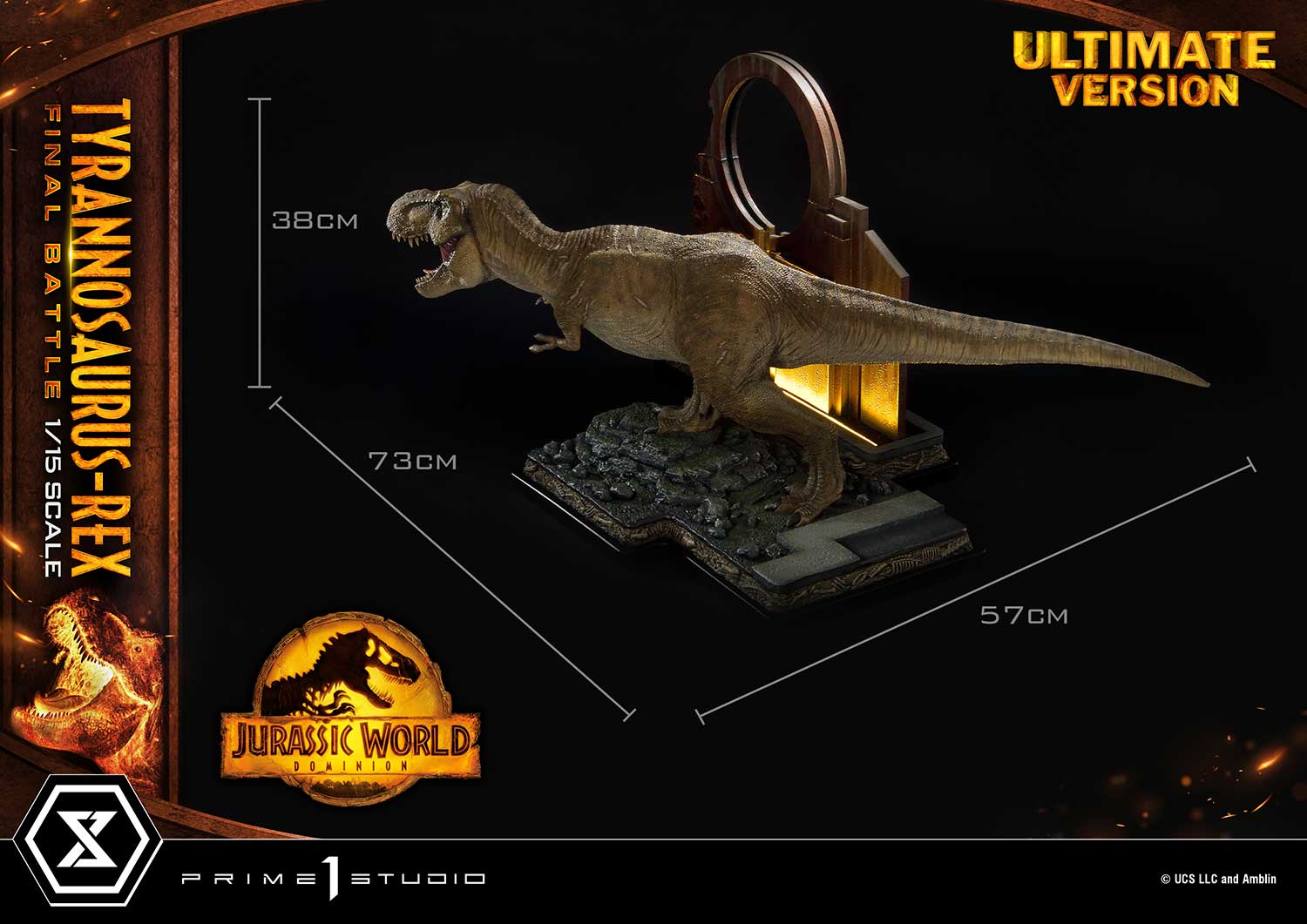 Jurassic World: Dominion(Film) Tyrannosaurus-Rex 1/15 scale Ultimate Version image 3