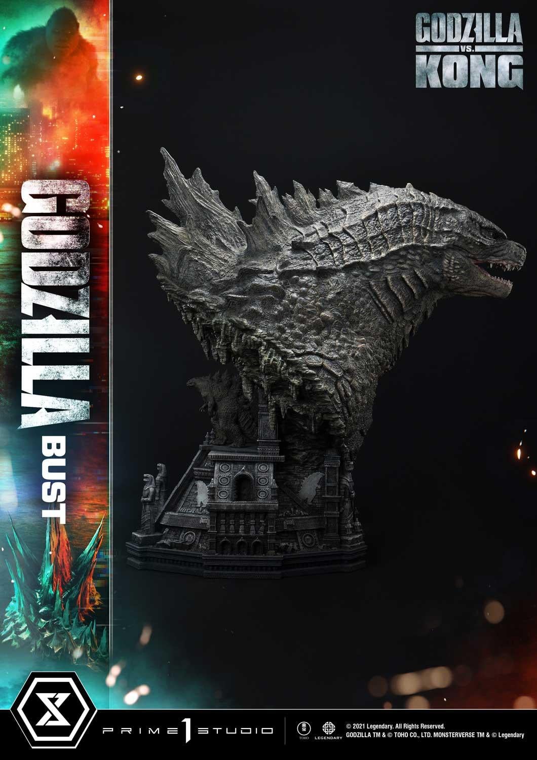 Life Size Godzilla vs Kong Godzilla Bust image 10