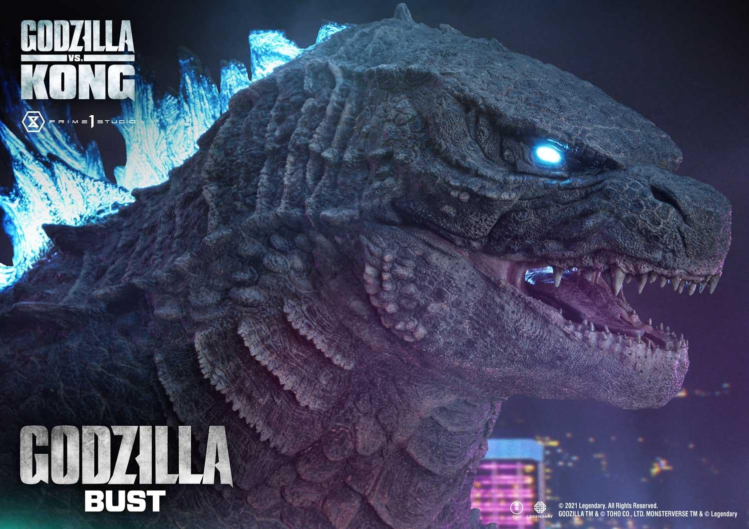 Life Size Godzilla vs Kong Godzilla Bust image 5
