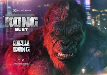 Life Size Godzilla vs Kong Kong Bust