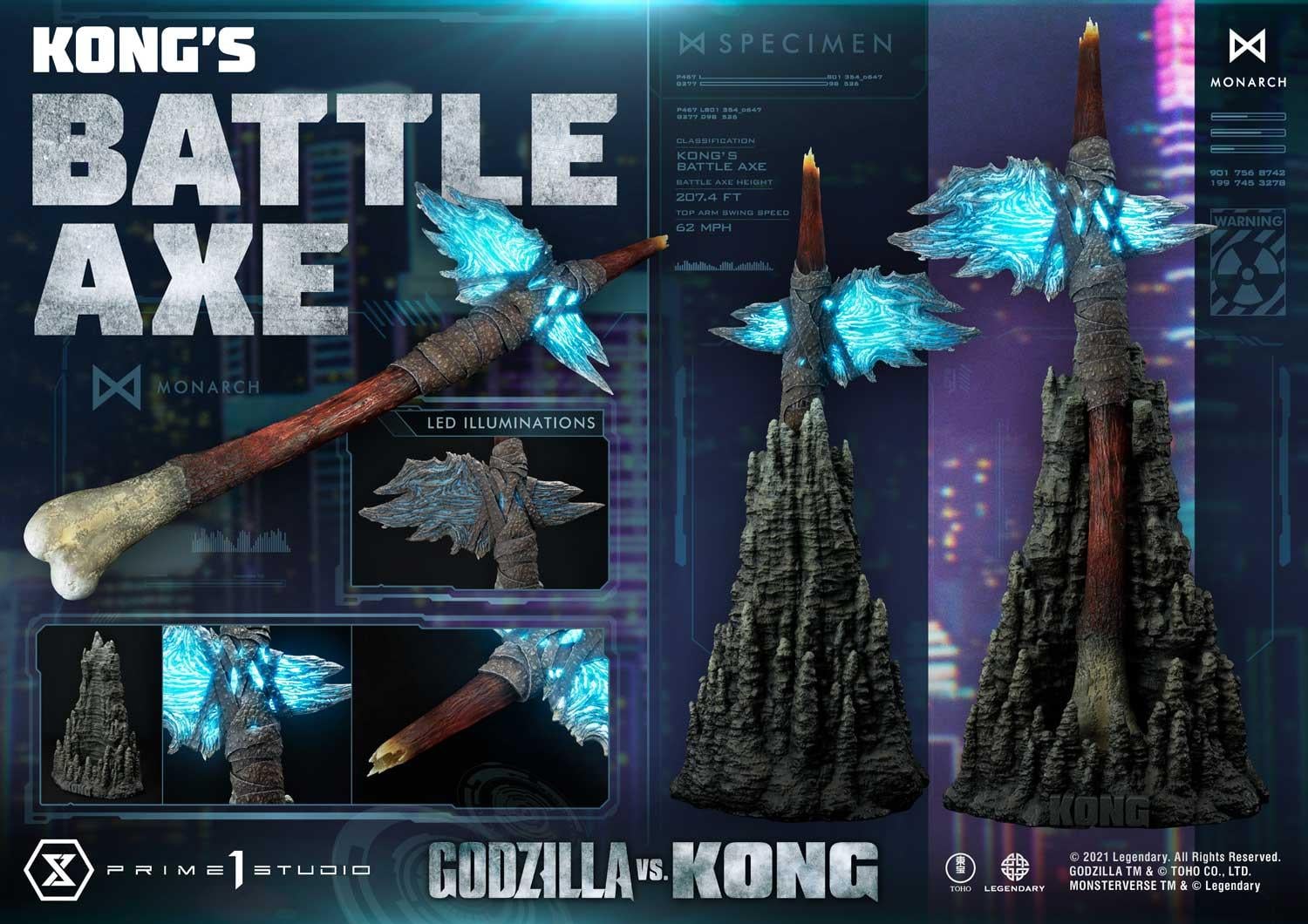 Life Size Godzilla vs Kong Kong's Battle Axe image 2
