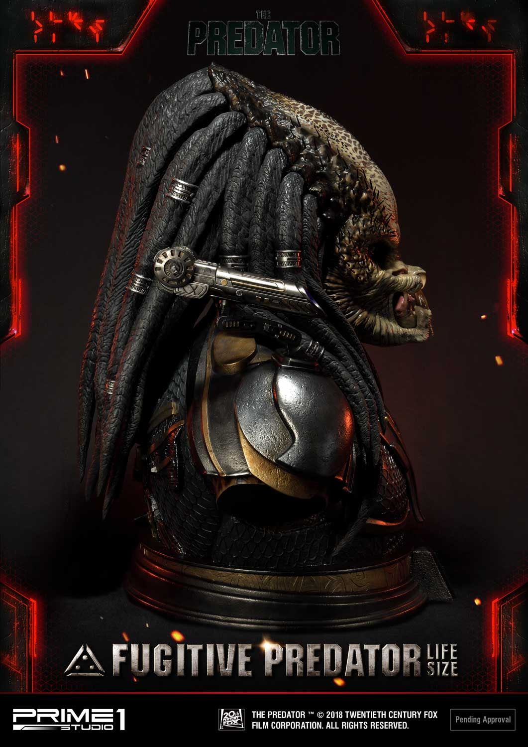 Life Size The Predator (Film) Fugitive Predator Deluxe Version image 10