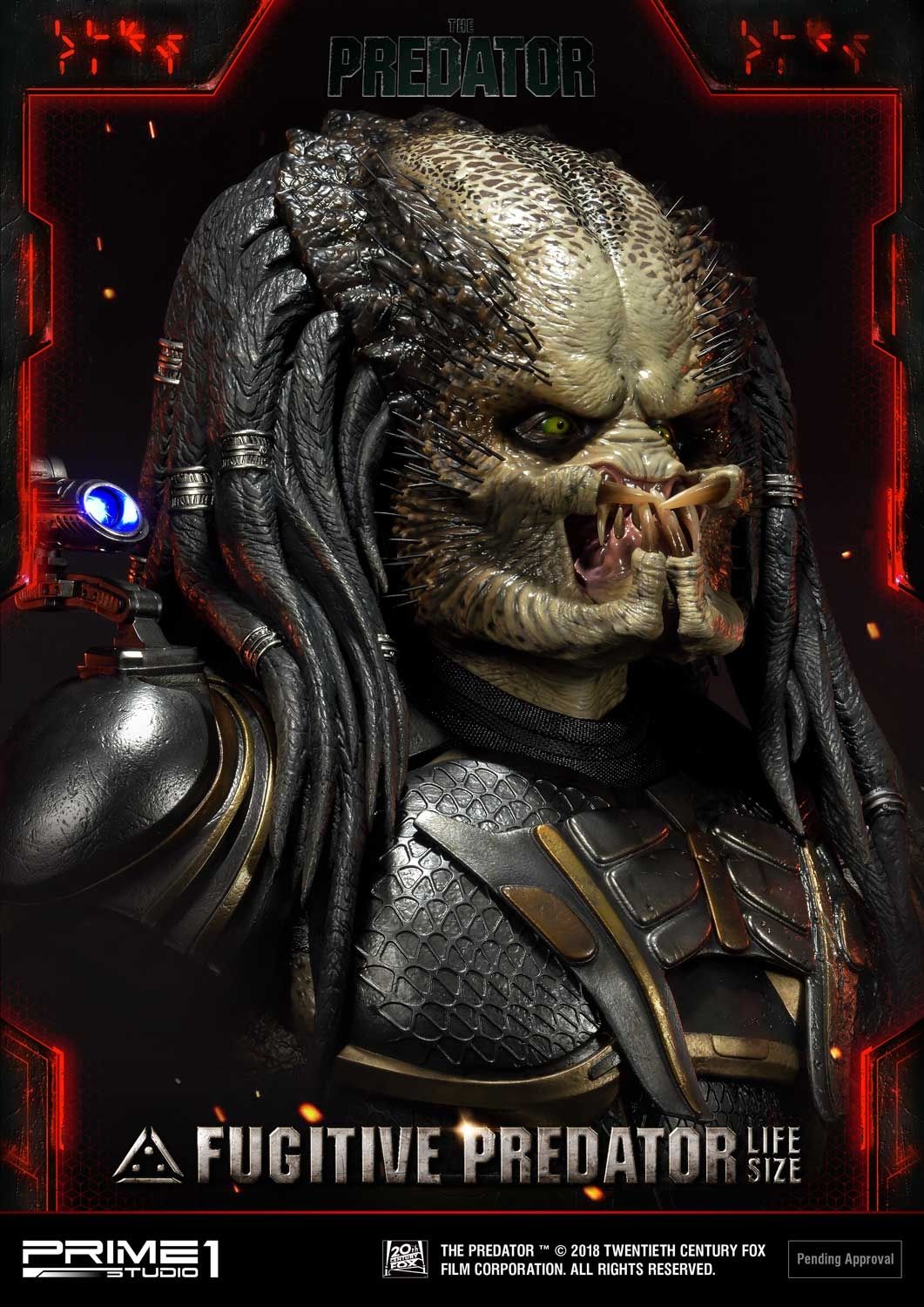 Life Size The Predator (Film) Fugitive Predator Deluxe Version image 2