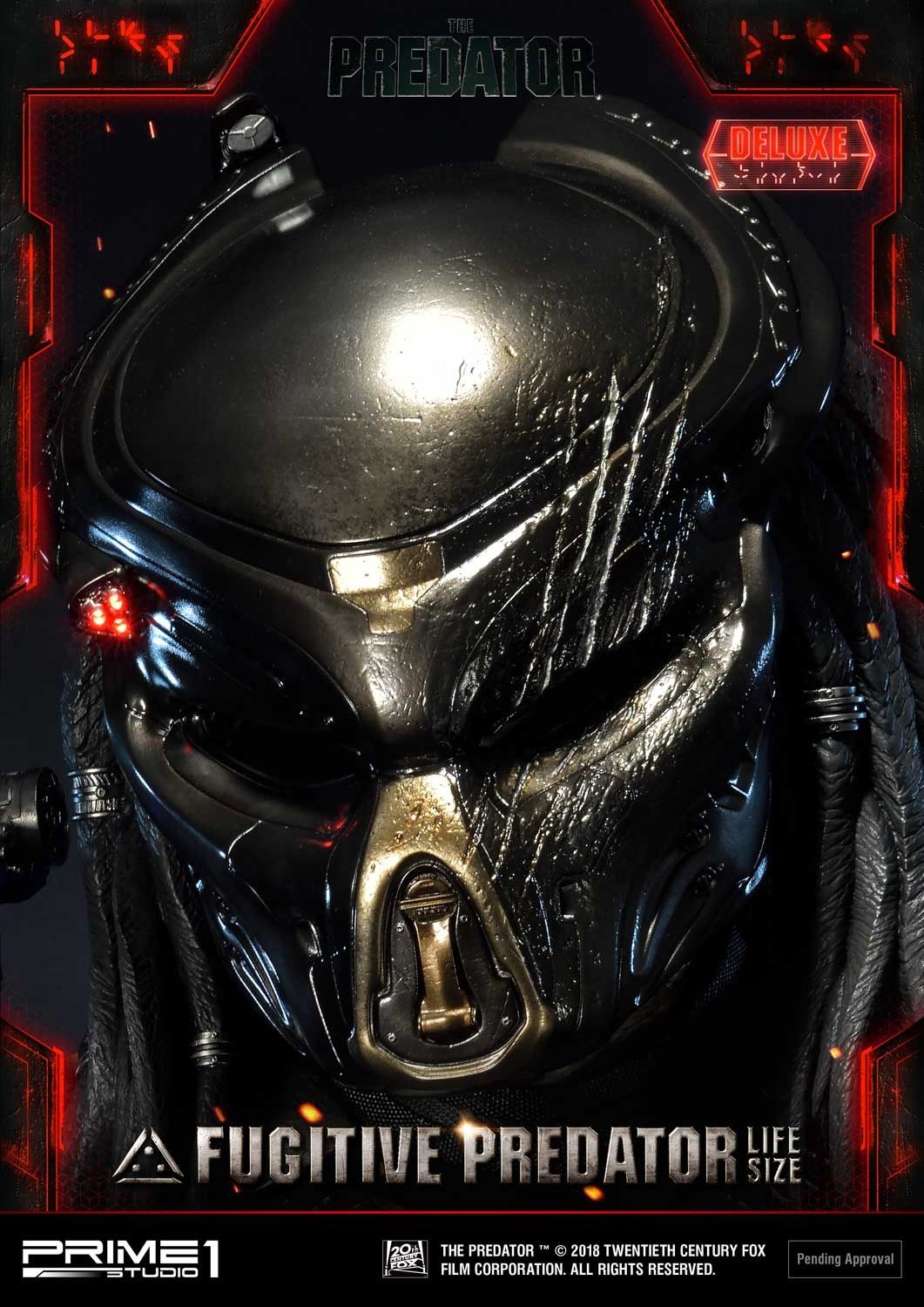 Life Size The Predator (Film) Fugitive Predator Deluxe Version image 5