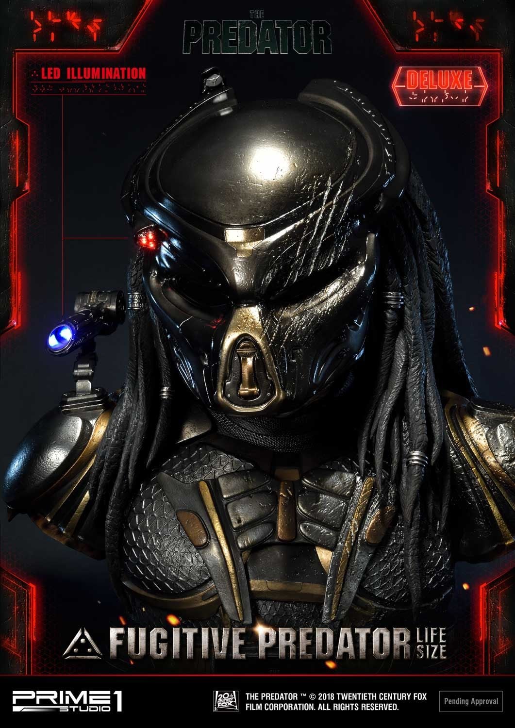 Life Size The Predator (Film) Fugitive Predator Deluxe Version image 6