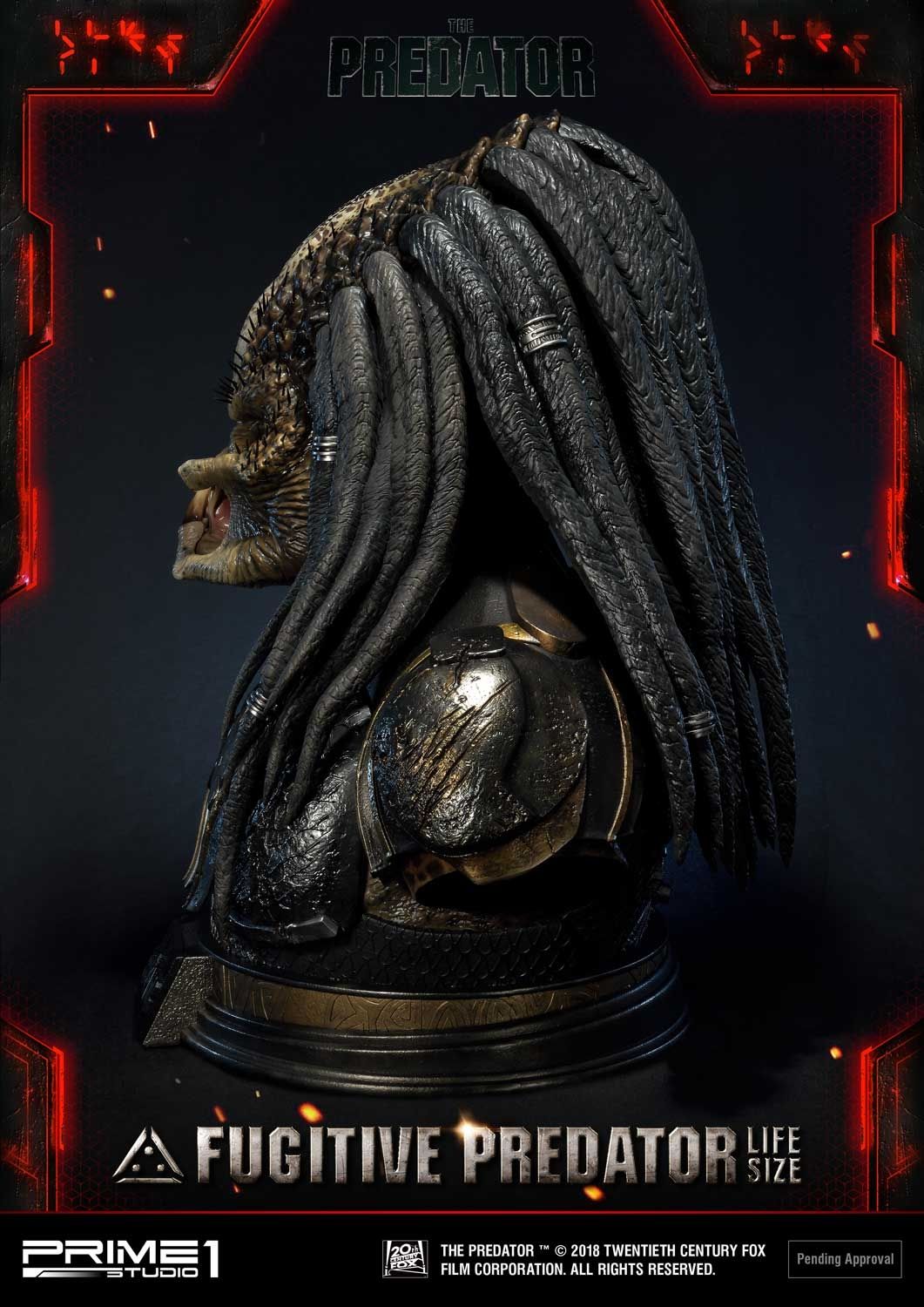 Life Size The Predator (Film) Fugitive Predator Deluxe Version image 8