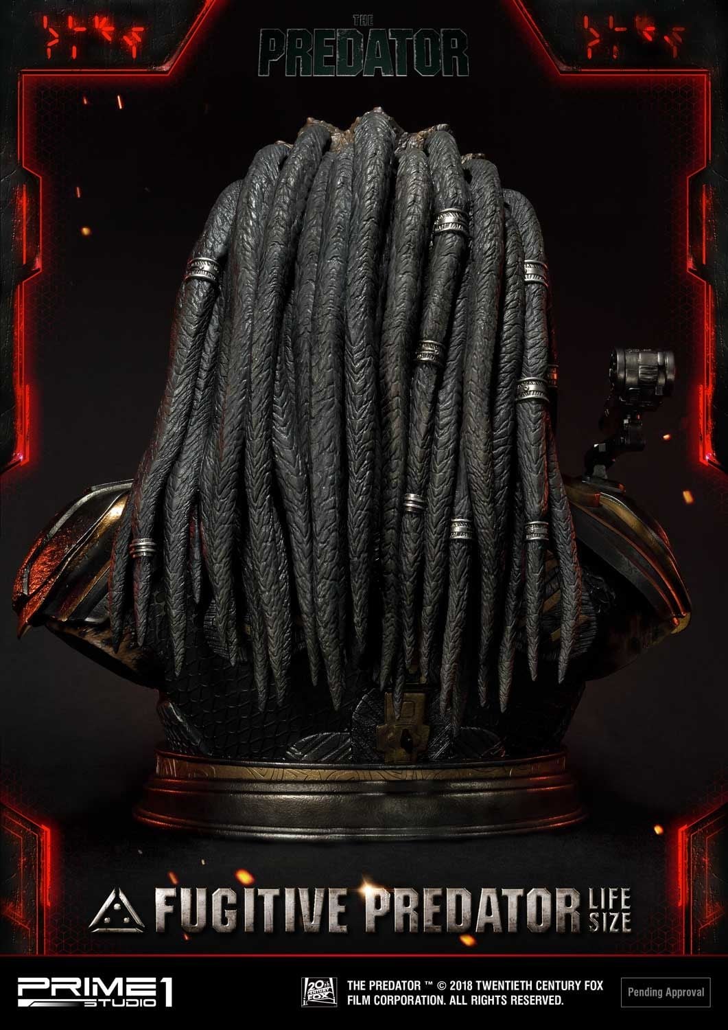 Life Size The Predator (Film) Fugitive Predator Deluxe Version image 9