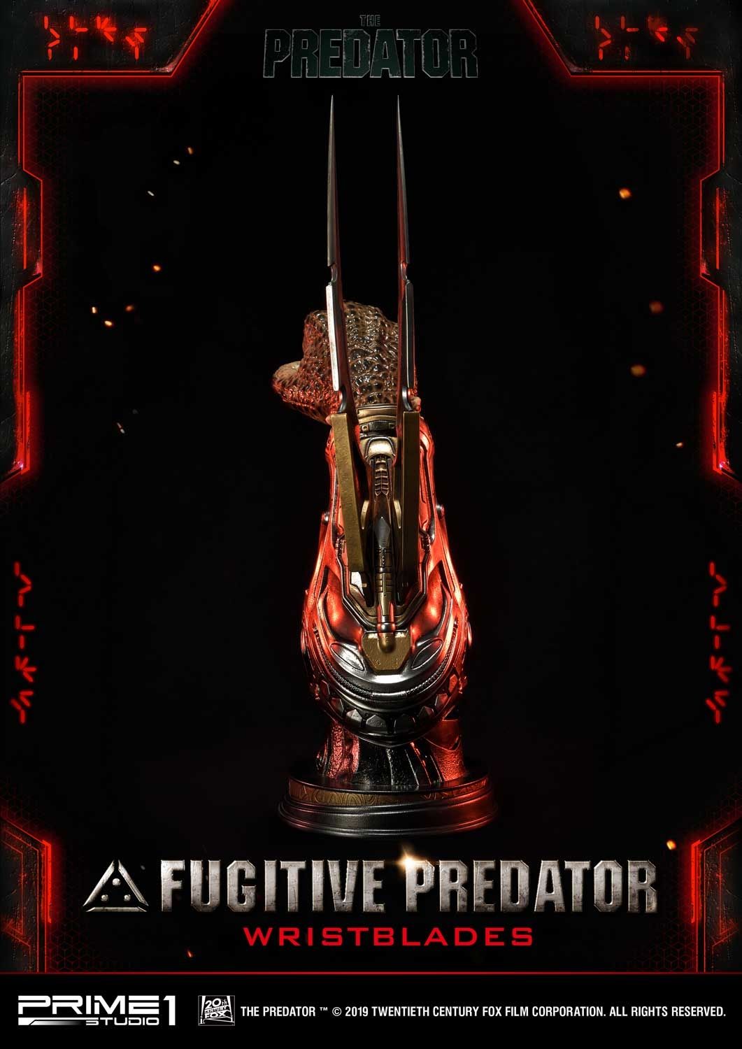 Life Size The Predator (Film) Fugitive Predator Wristblades image 1