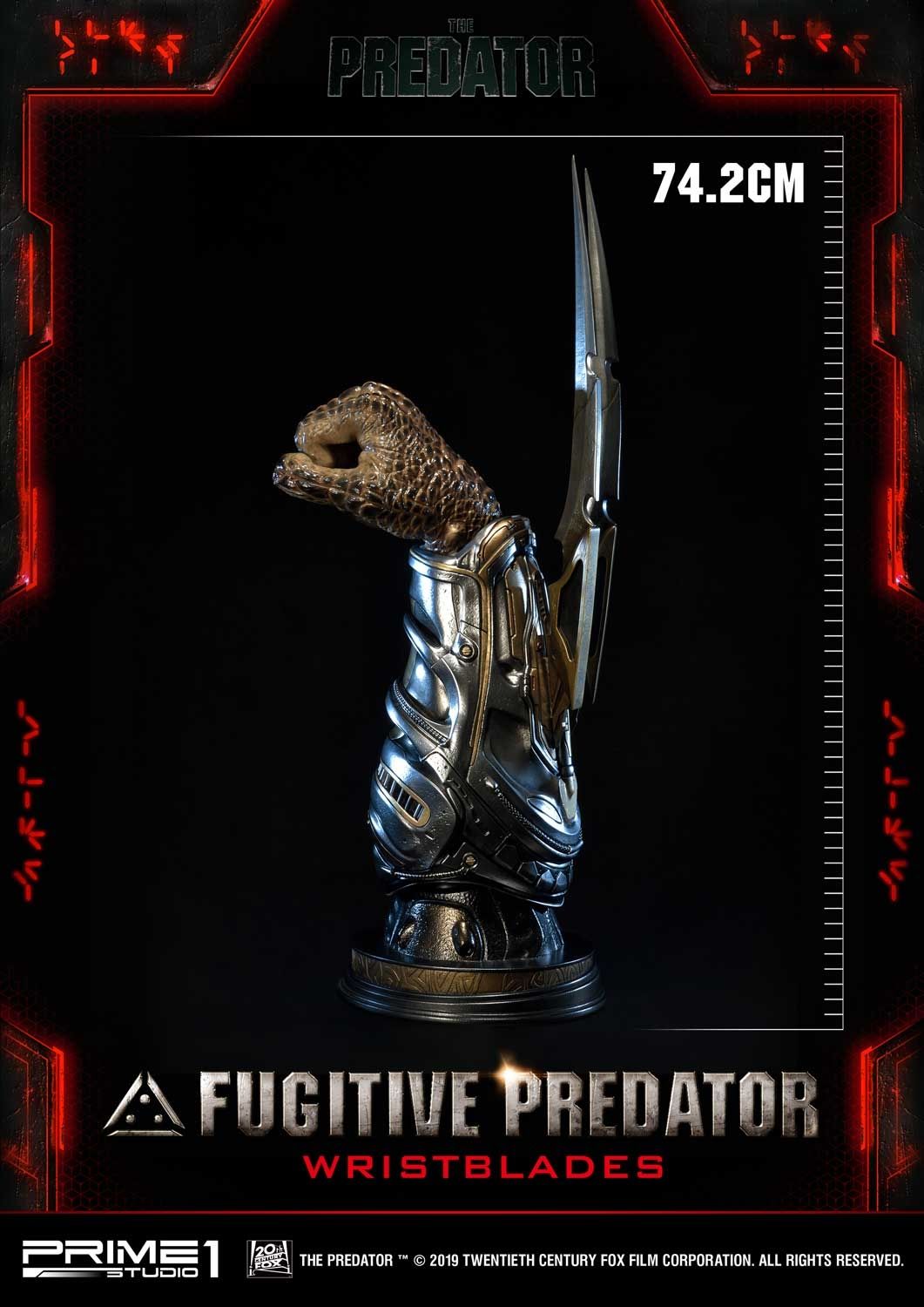 Life Size The Predator (Film) Fugitive Predator Wristblades image 2