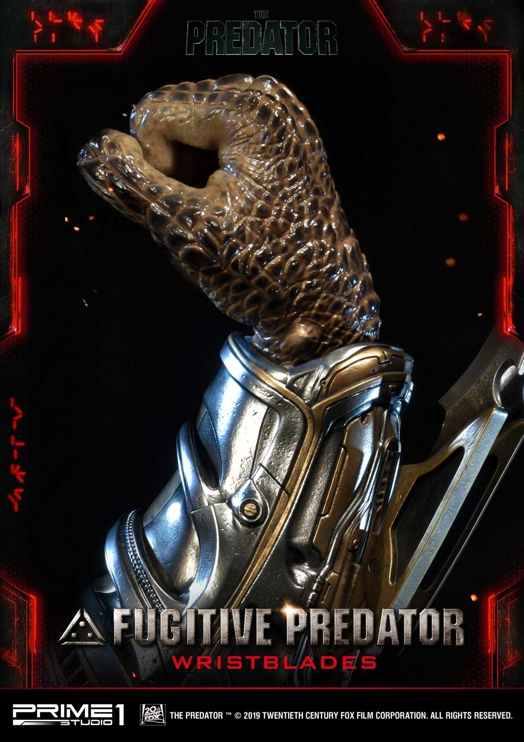 Life Size The Predator (Film) Fugitive Predator Wristblades image 4