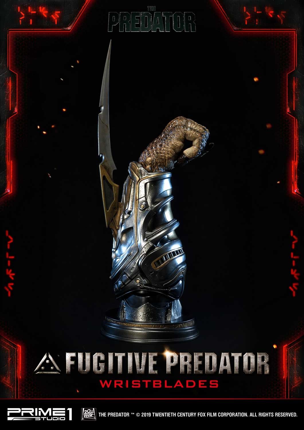 Life Size The Predator (Film) Fugitive Predator Wristblades image 5