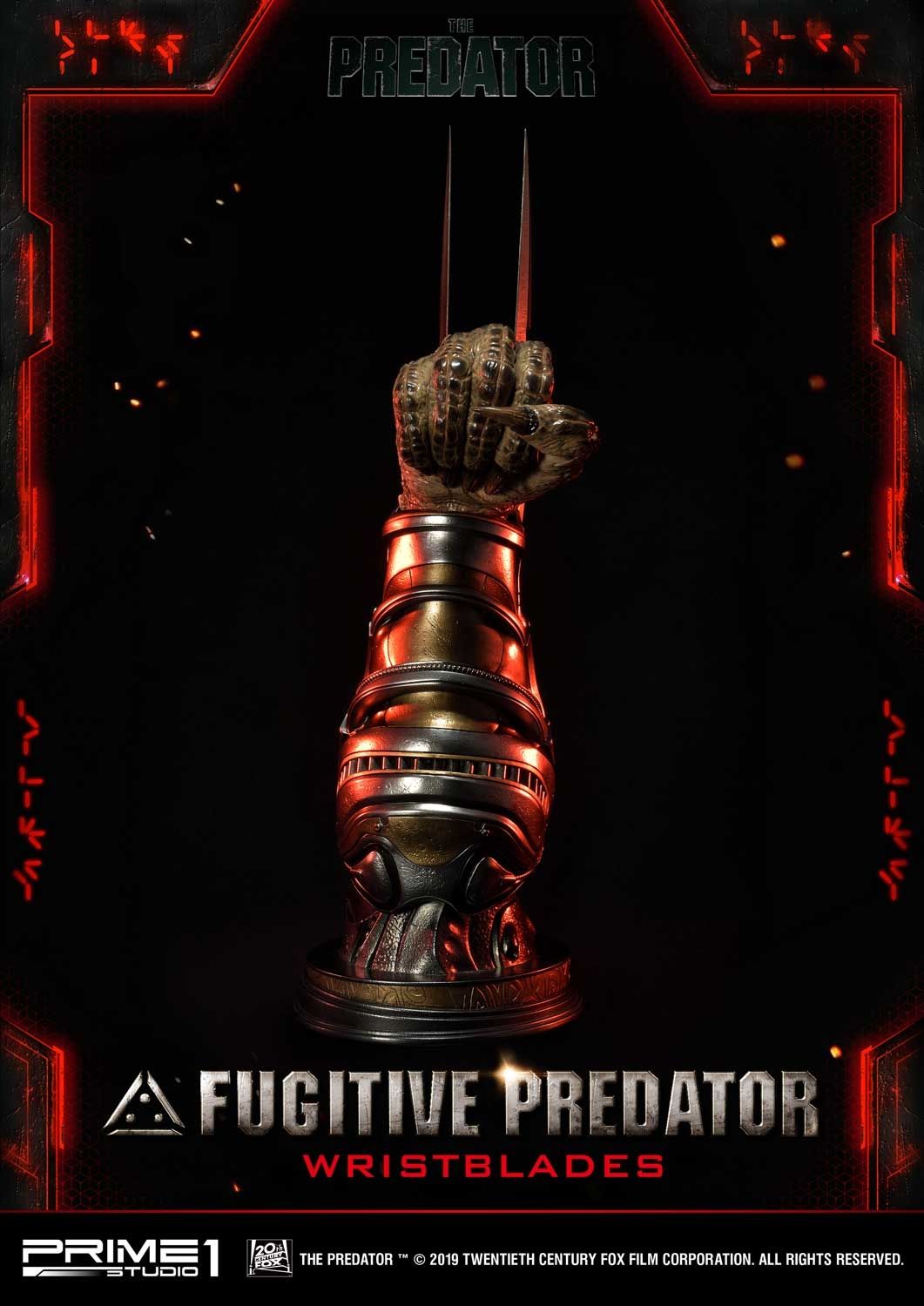 Life Size The Predator (Film) Fugitive Predator Wristblades image 6