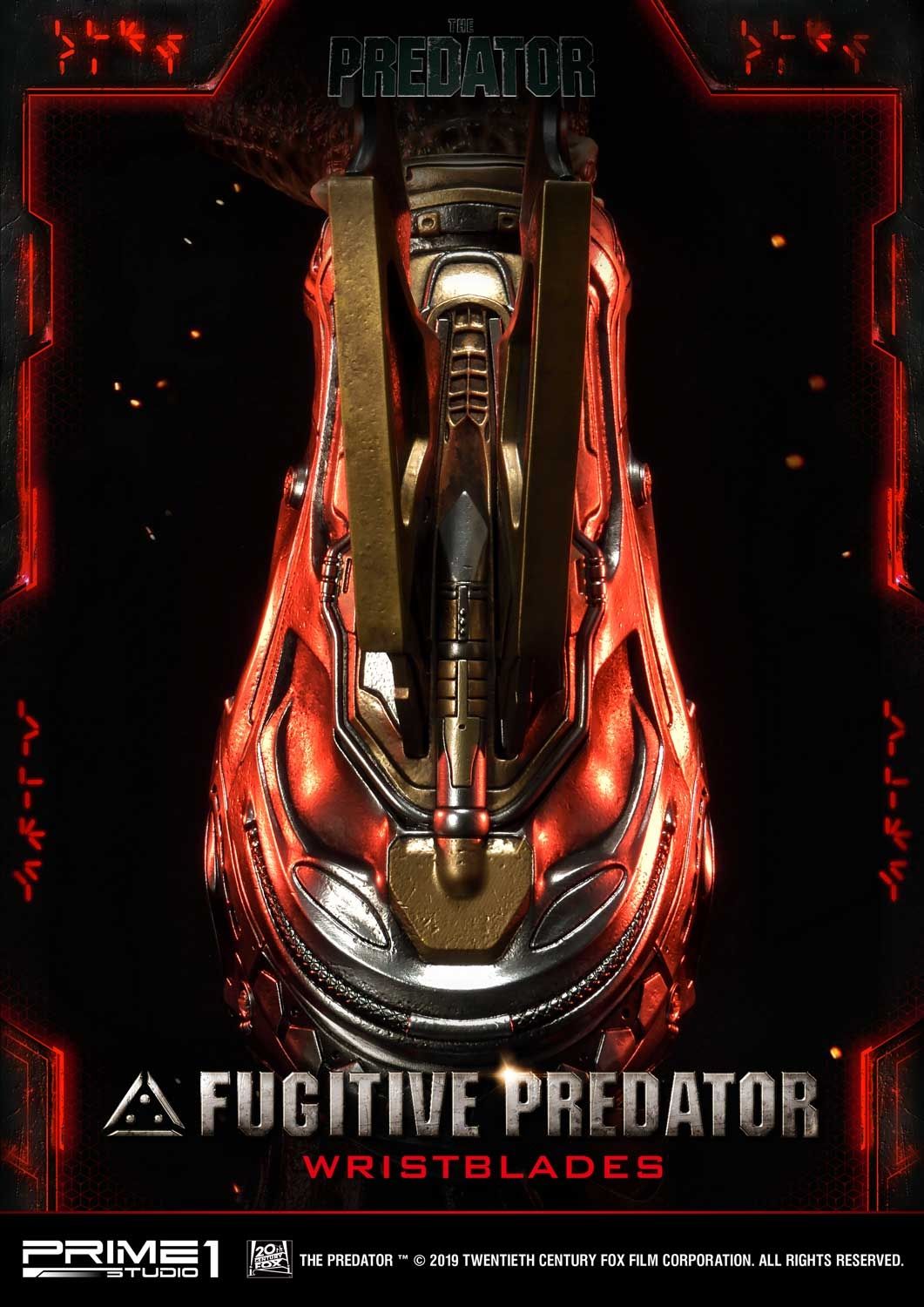 Life Size The Predator (Film) Fugitive Predator Wristblades image 9